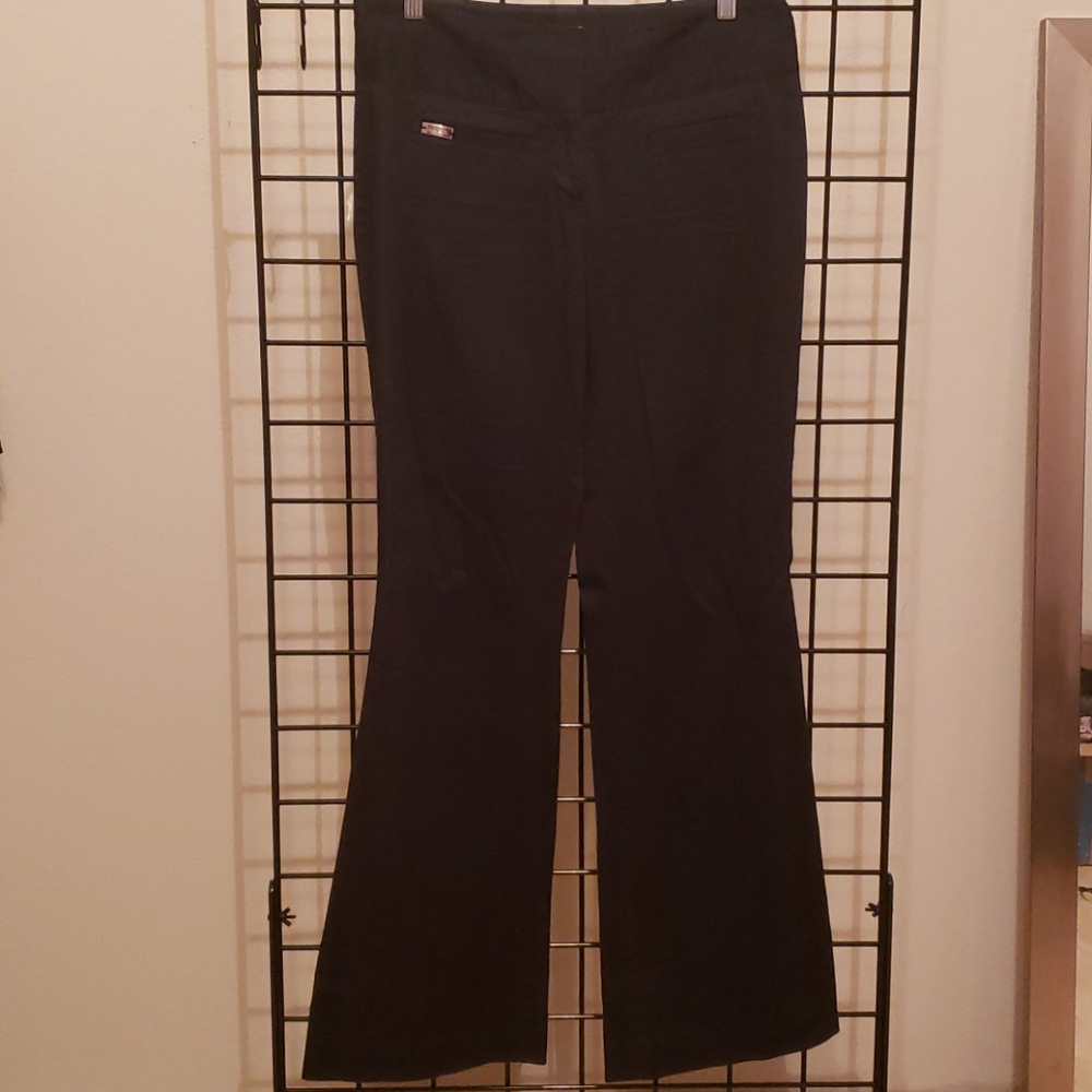 Express womens black wide leg trousers sz 4R
